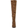 Allegra K Women's Stiletto Heels Back Bow Over the Knee Thigh High Sock Boots - 3 of 4