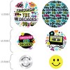 Big Dot Of Happiness Through The Decades - 50s, 60s, 70s, 80s, And 90s  Party Circle Sticker Labels - 24 Count : Target