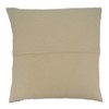 Saro Lifestyle Striped Pillow - Poly Filled, 20" Square, Natural - 2 of 3