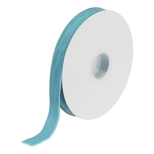 Unique Bargains Soft Single Face Spool Silky Velvet Ribbon for Bouquets DIY Crafts - 1 of 3