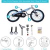 RoyalBaby Buttons Kids Bike Bicycle with Kickstand, 2 Brake Styles, Reflectors, for Boys and Girls Ages 5 to 9 - 4 of 4