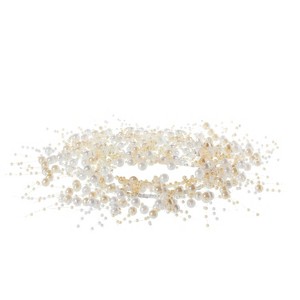Sullivans Artificial Pearl Bead Accent Wreath - 1 of 2
