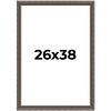 PosterPalooza | Ornate Black Picture Frame - UV Acrylic, Foam Board Backing, Hanging Hardware - 2 of 4