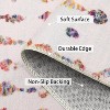 Washable Area Rugs Rug for Living Room Bedroom Farmhouse, Geometric Neutral Rug Low Pile Non-Slip Soft Stain-Resistant Carpet - 3 of 4