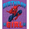 Girl's Marvel Bday Girl Spidey T-Shirt - 2 of 4