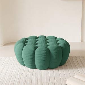 WJSHome Bubble Couch Ottoman,42.52'' Oversized Bubble Sofa Chair, 3D Honeycomb Modern Curved Couches for Living Room, Office, Apartment - 1 of 4