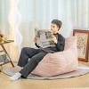 CAVINAS Corduroy Fabric Bean Bag Chair,Lazy Sofa Chair with Armrest and High-Resilience Shredded Foam,Modern Lounge Chair for Living Room - 2 of 4