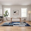Modern Washable Runner Rug – Ultra-Thin Non-Slip Hallway Carpet, Abstract Low-Pile Mat for Kitchen - 4 of 4