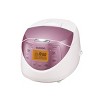 CUCKOO 6-Cup Micom Rice Cooker and Warmer Pink/White: 8 Settings, Automatic Keep Warm, Dishwasher-Safe Parts, Timer - 2 of 4
