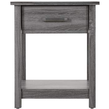 Passion Furniture Salem 1-Drawer Nightstand (24 in. H x 20 in. W x 19 in. D)