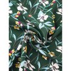 INSPIRE CHIC Women's Long Sleeve Button Down Floral Satin Dress - 4 of 4