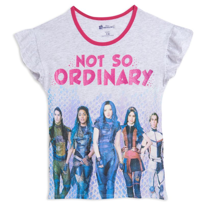Disney Descendants Audrey Evie Mal Girls 3 Pack T-Shirts Little Kid to Big Kid, 3 of 8