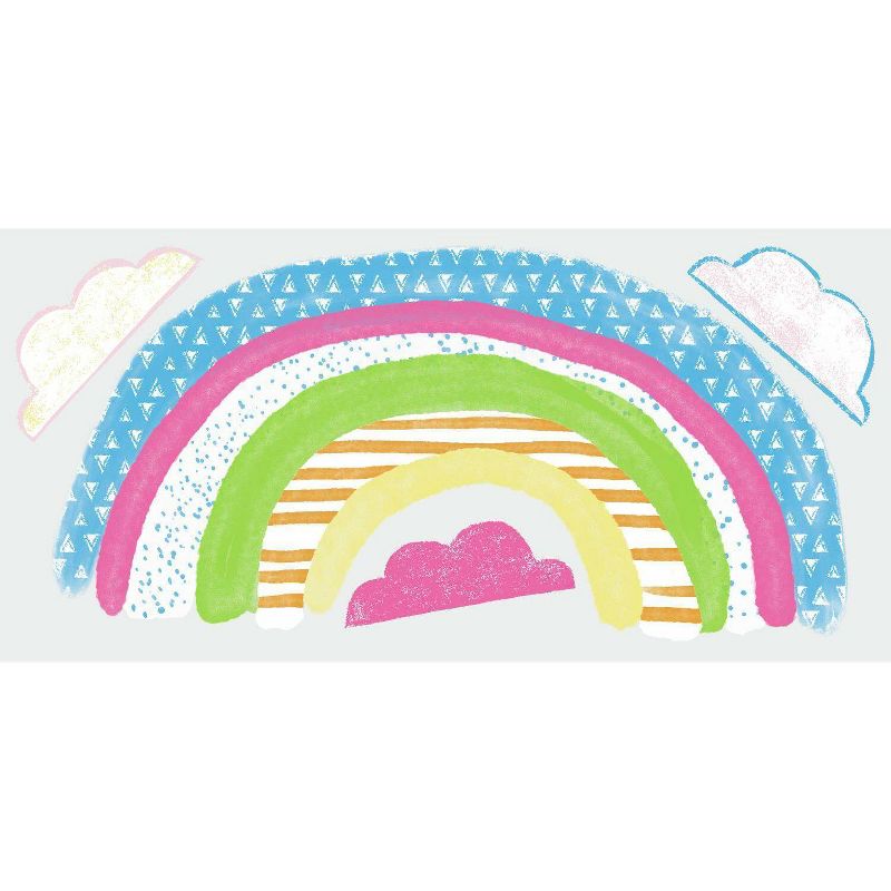 RoomMates Pattern Rainbow Peel and Stick Giant Wall Decal, 5 of 8