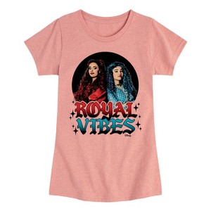 Girls' - Disney - Red and Chloe Royal Vibes Fitted Short Sleeve Graphic T-Shirt - 1 of 4