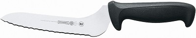 Mundial 5620-7E 7-Inch Offset- Serrated Edge Sandwich Knife, Black