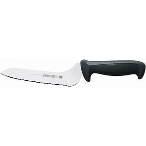 Mundial 5620-7E 7-Inch Offset- Serrated Edge Sandwich Knife, Black - 1 of 4