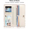 FATMOON Womens Wallet,RFID Thin Ladies Credit Card Holder Purse, Cute Leather Bifold Clutch Billfold With 11 Card Slots & ID Window - 4 of 4
