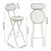 YIYIBYUS Cushioned Padded Folding Stool, 2PCS Portable Bar Stool - 3 of 4