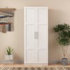 NicBex Armoire Wardrobe Closet Storage Cabinet with Double Doors & Shelves for Bedroom - 2 of 4