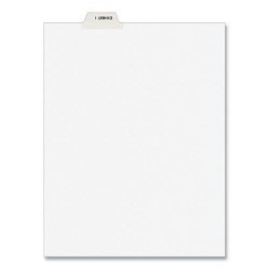Avery Avery-Style Preprinted Legal Bottom Tab Divider, 26-Tab, Exhibit I, 11 x 8.5, White, 25/PK - 1 of 4