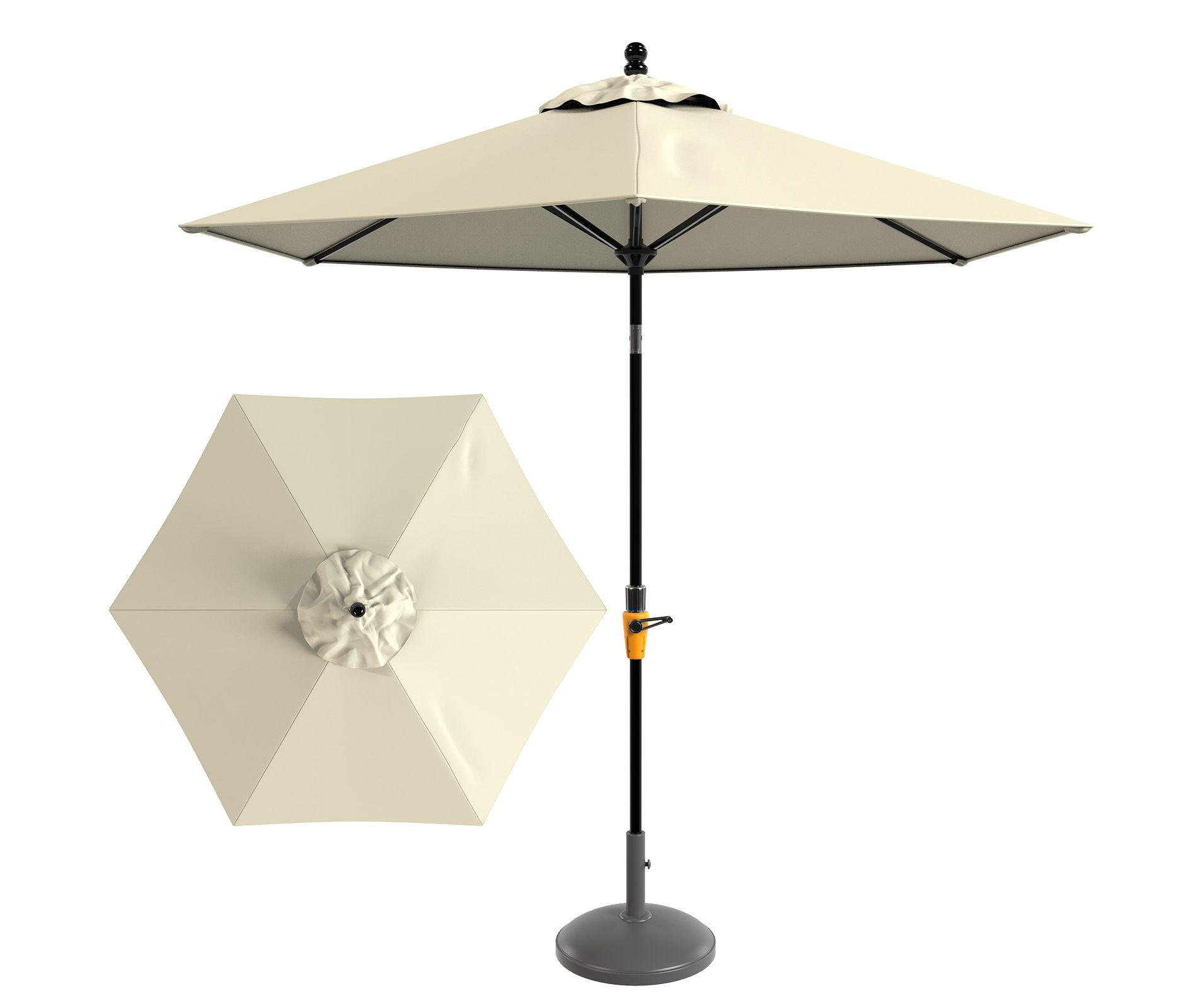 Unique Bargains Durable UV Protection Water Resistant Elastic Umbrella Canopy Available in 19 Colors 1 Pc