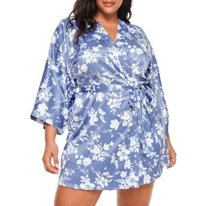 Adore Me Women's Izabella Robe Sleepwear - 1 of 4