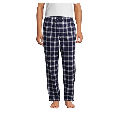 Lands' End Men's Flannel Pajama Pants - X Large - Navy/ivory Founders ...