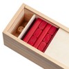 WE Games Wood Block Stacking Party Game That Tumbles Down when you play - Includes 12 in. Wooden Box and die - 3 of 4