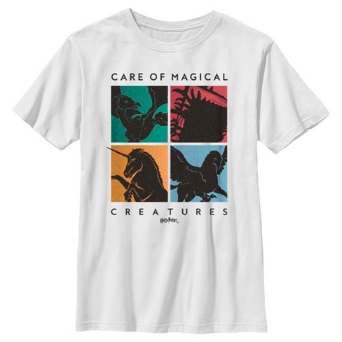 Boy\'s Harry Potter Four Fantasy Creatures T-shirt : Target