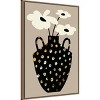 23"x33" Vase Floral II by Incado Framed Canvas Wall Art Print Bronze - Amanti Art: Modern Style, Polystyrene Frame, Botanical Theme - 2 of 4