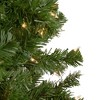 Northlight 7.5' Pre-Lit Hazelton Spruce Pencil Artificial Christmas Tree, Clear Lights - 2 of 4