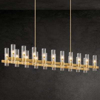 20-Light 67.7'' Linear Kitchen Island Lighting Chandelier