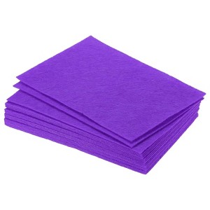Unique Bargains Polyester Soft Home Handcrafts Project DIY Felt Fabric Sheets 18 Pcs - 1 of 4