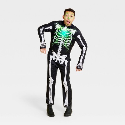 Adult Light Up Electric Bones Skeleton Costume - Hyde and EEK! Boutique™