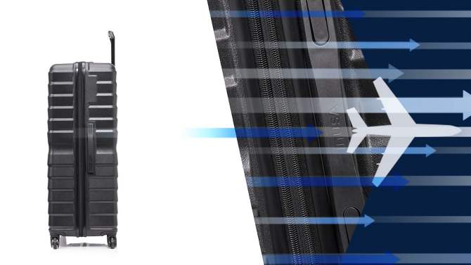 InUSA Aurum Lightweight Hardside Extra Large Spinner Luggage - Black, 2 of 18, play video