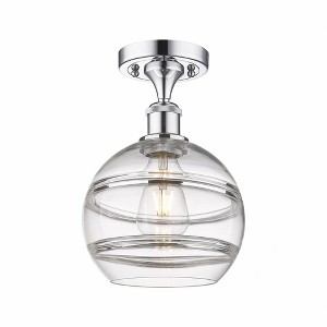 Rochester - 1 Light Semi-Flush Mount In Industrial Style-11.13 Inches Tall and 8 Inches Wide - 1 of 1