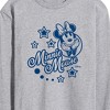 Men's - Disney - Minnie Mouse Stars Long Sleeve Graphic T-Shirt - 2 of 4