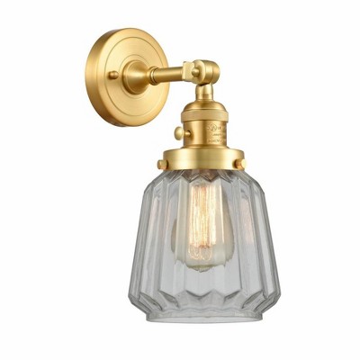 Chatham - 1 Light Wall Sconce In Art Deco Style-12 Inches Tall and 7 Inches Wide