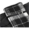 Women's Black And White Plaid Gloves With Fleece Lining And Touch Screen - 2 of 4