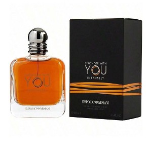Emporio Armani Stronger With You Intensely By Giorgio Armani Men Sage, Lavender, Vanilla, Juniper, Pepper Eau De Parfum Spray 3.4 Oz - 1 of 1