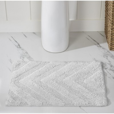 Better Trends Hugo 100% Cotton Tufted Non-slip Backing Bath Rug Set 3 ...