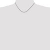 Black Bow Jewelry 2mm Sterling Silver, Solid Curb Chain Necklace - 2 of 4