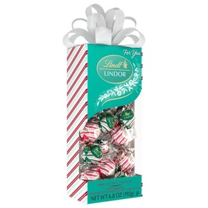 Lindt LINDOR Christmas Tradition Box Peppermint Assorted Chocolate - 6.8oz - 1 of 4