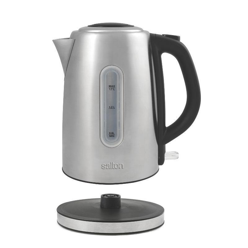 Salton Cordless Electric Stainless Steel Kettle, 2 of 6