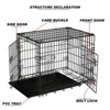 24 Inch Rabbit Cage, Portable Rabbit Carriers with Slide Out Tray, Top & Front Door - 4 of 4