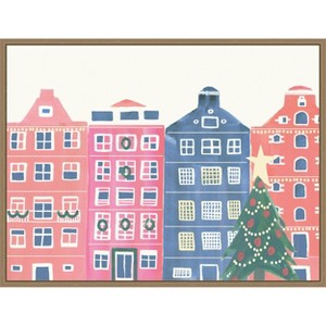 Amanti Art Festive Home by Teju Reval Canvas Art Framed - 1 of 4