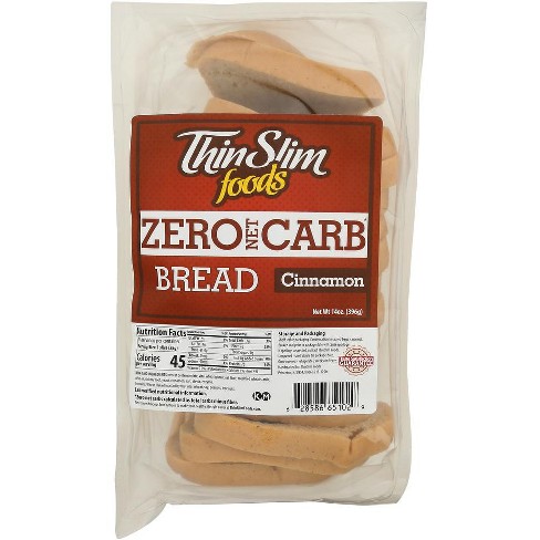 Thinslim Foods Bread Zero Net Carb Cinnamon - Case of 6 - 14 oz - image 1 of 1