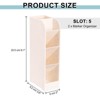 Unique Bargains PVC Space Saving 5 Slots Design Marker Organizers 3.6" x 8.1" 2 Pcs - 2 of 4