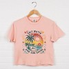 Simply Sage Market Salt Water And Sun Shine Circle Boxy Crop Top - 3 of 4