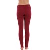 Just Love Denim Wash Ripped Jeggings for Women (Wine, Medium) - 3 of 3